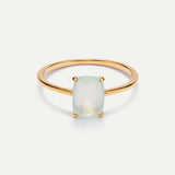 BEATRIZ CHALCEDONY GOLD RING