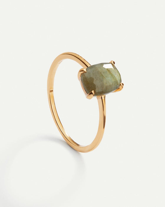 ANILLO BEATRIZ LABRADORITE GOLD