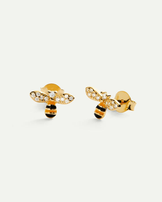 PENDIENTES BEE GOLD
