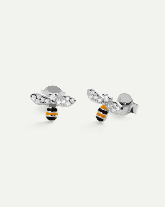 Bambino Ape Orecchini a Lobo Argento Sterling 925 Marcato Britannico Bambino Ape Orecchini a Lobo Argento Sterling 925 Marcato Britannico