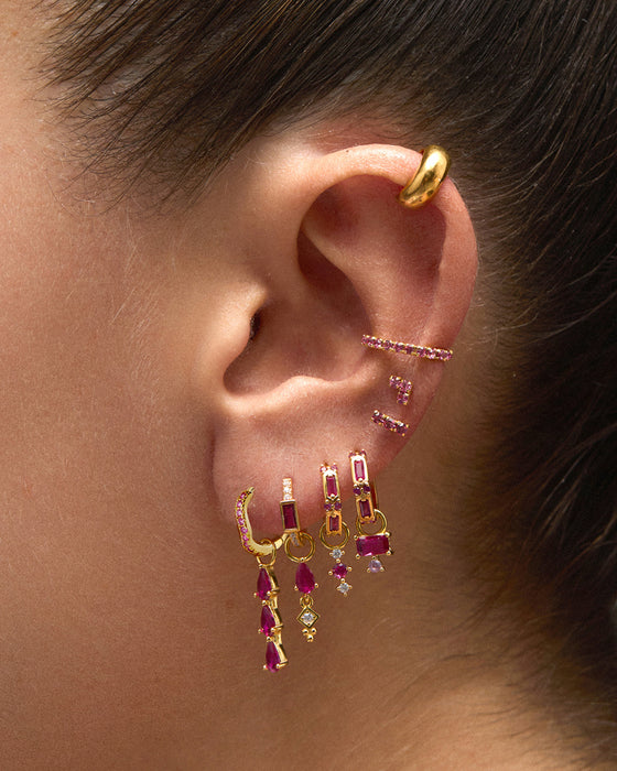 PENDIENTES BIMBA PINK SILVER