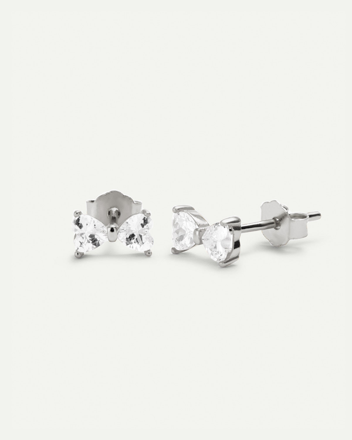 PENDIENTES BOW SILVER