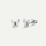 BOUCLES D'OREILLES PAPILLON EN ARGENT