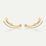 PENDIENTES CASIOPEA HALO GOLD