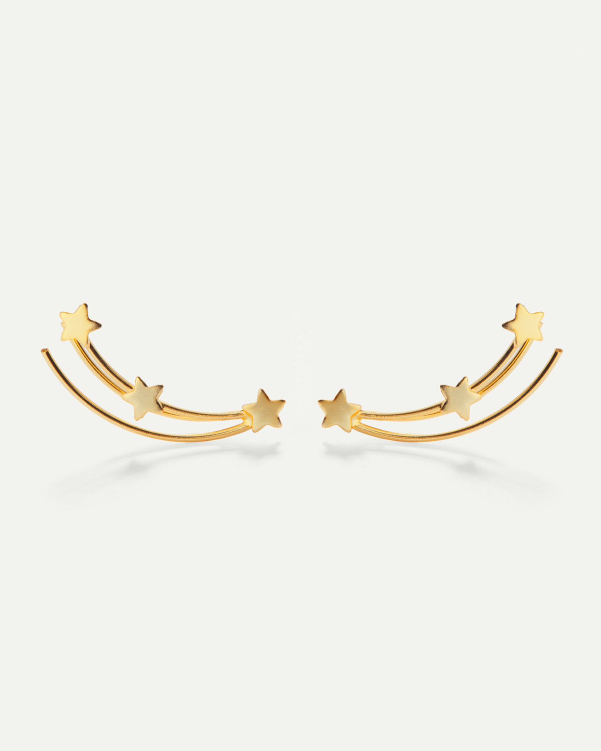 CASIOPEA HALO GOLD EARRINGS