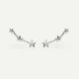 BOUCLES D'OREILLES CASIOPEA EN ARGENT