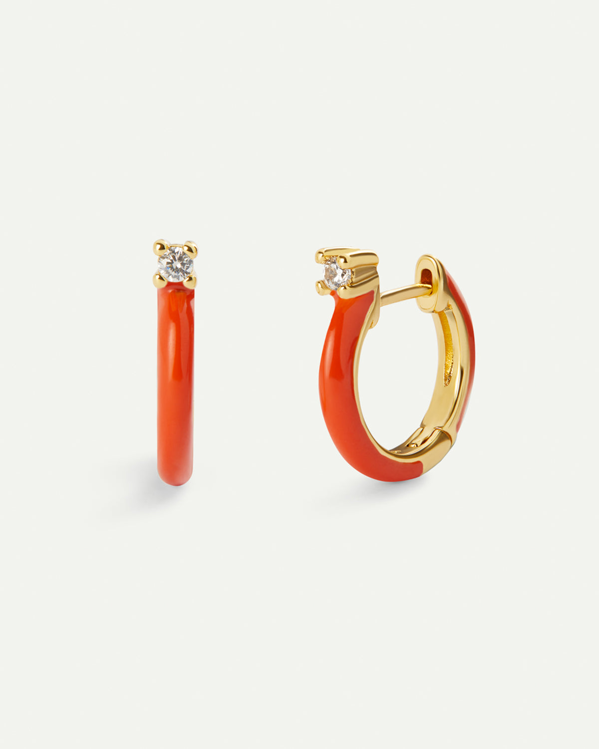 CERES ORANGE GOLD EARRINGS