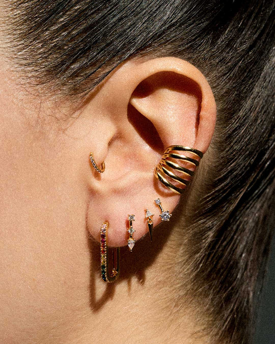 BOUCLES D'OREILLES EN ARGENT ELEKTRA