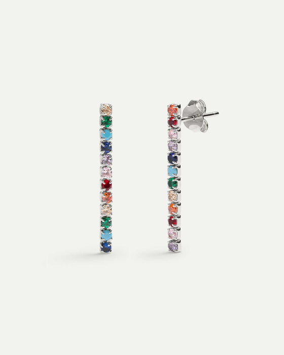 PENDIENTES CHIARA TALE SILVER