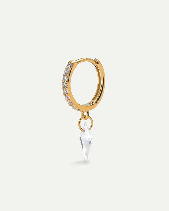 Ohrring „Crystal Arrow Gold“