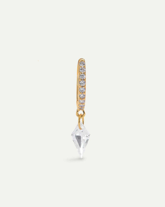 Ohrring „Crystal Arrow Gold“