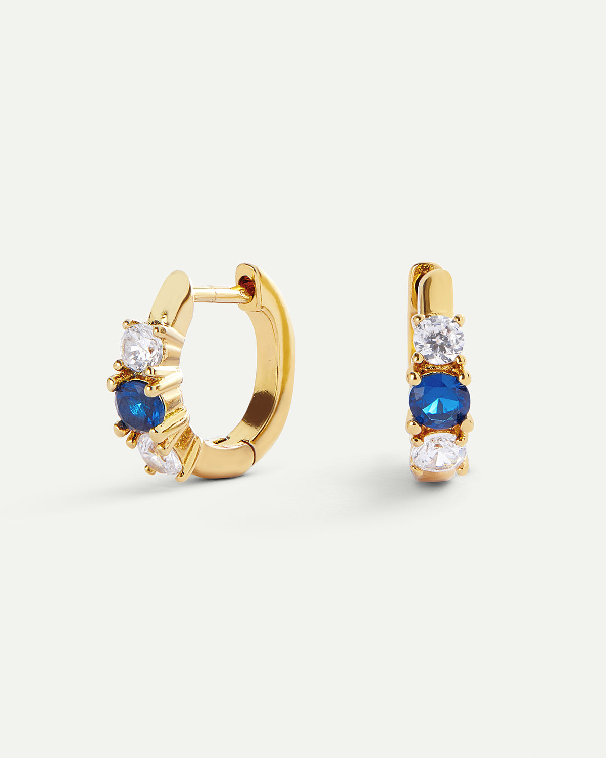 DANA BLUE GOLD EARRINGS