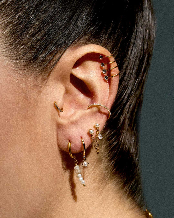 OHRRINGE LUNEA SILBER