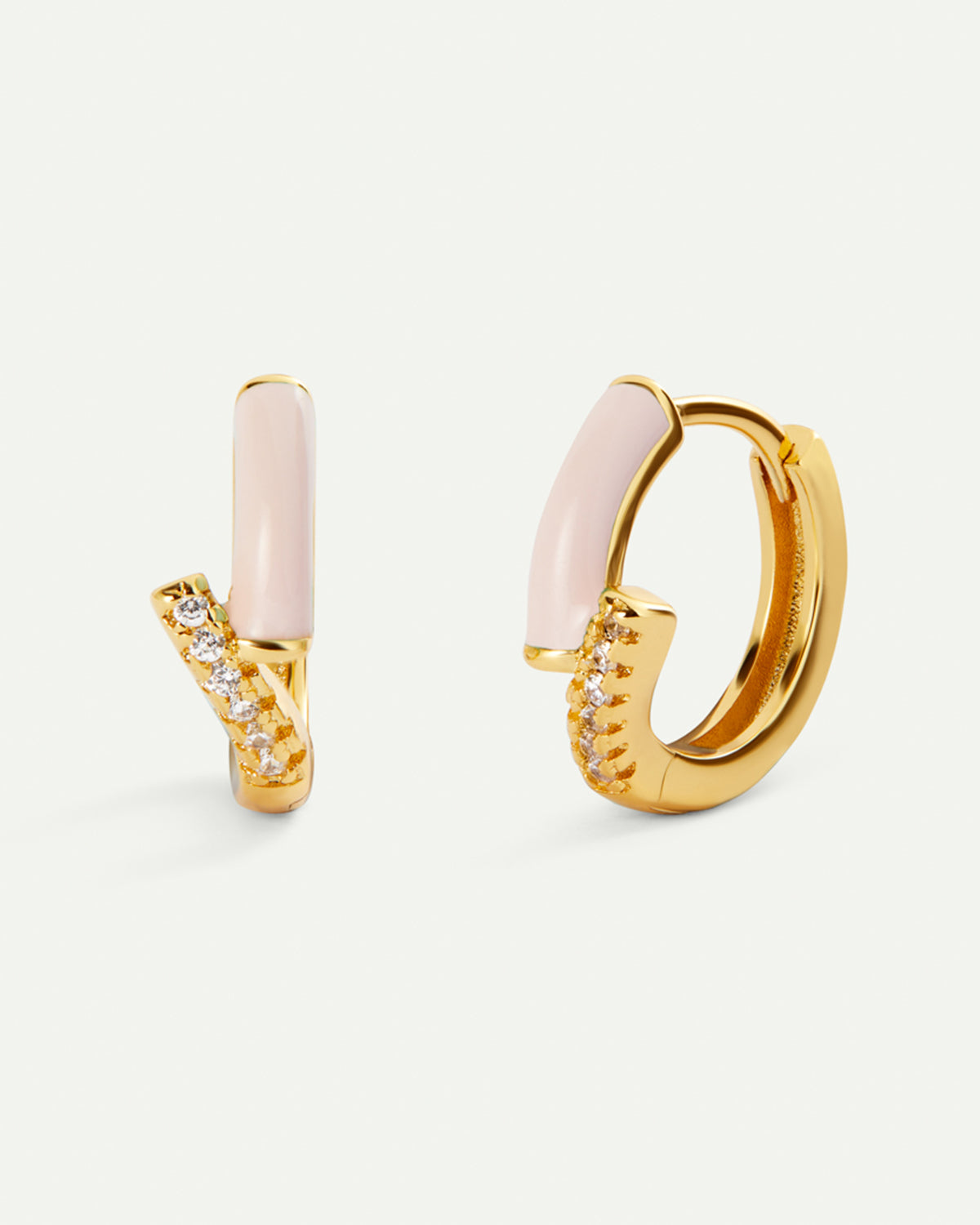 ELDA PINK GOLD EARRINGS