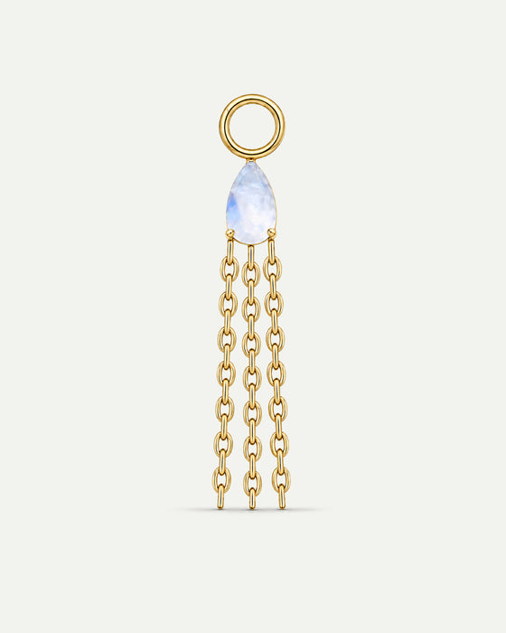 CHARM EMMA MOONSTONE GOLD