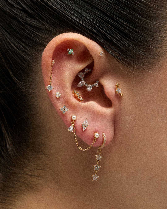 OHRRINGE LUNEA SILBER