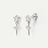 BOUCLES D'OREILLES FÉE EN ARGENT