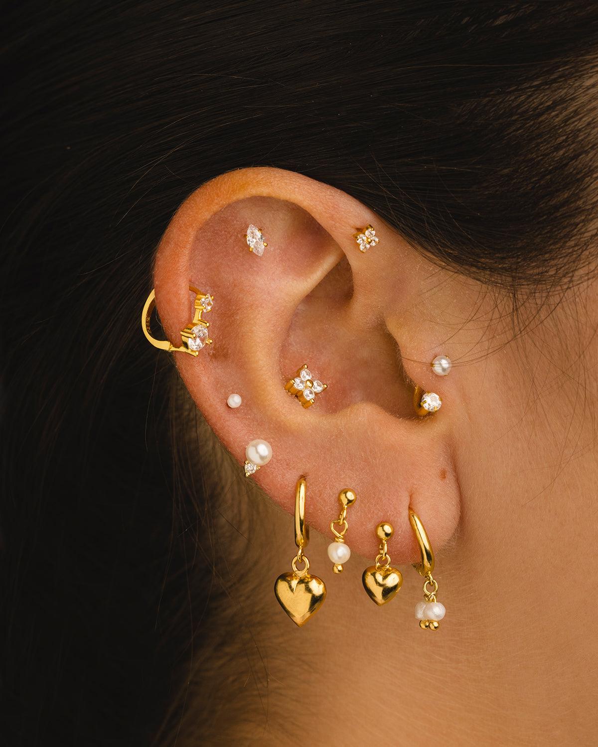 PENDIENTES HOOPS NANA GOLD