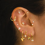 PIERCING HEXAGON SILVER