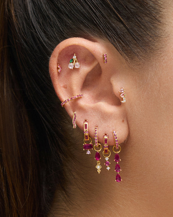 PENDIENTES BIMBA MINI PINK GOLD