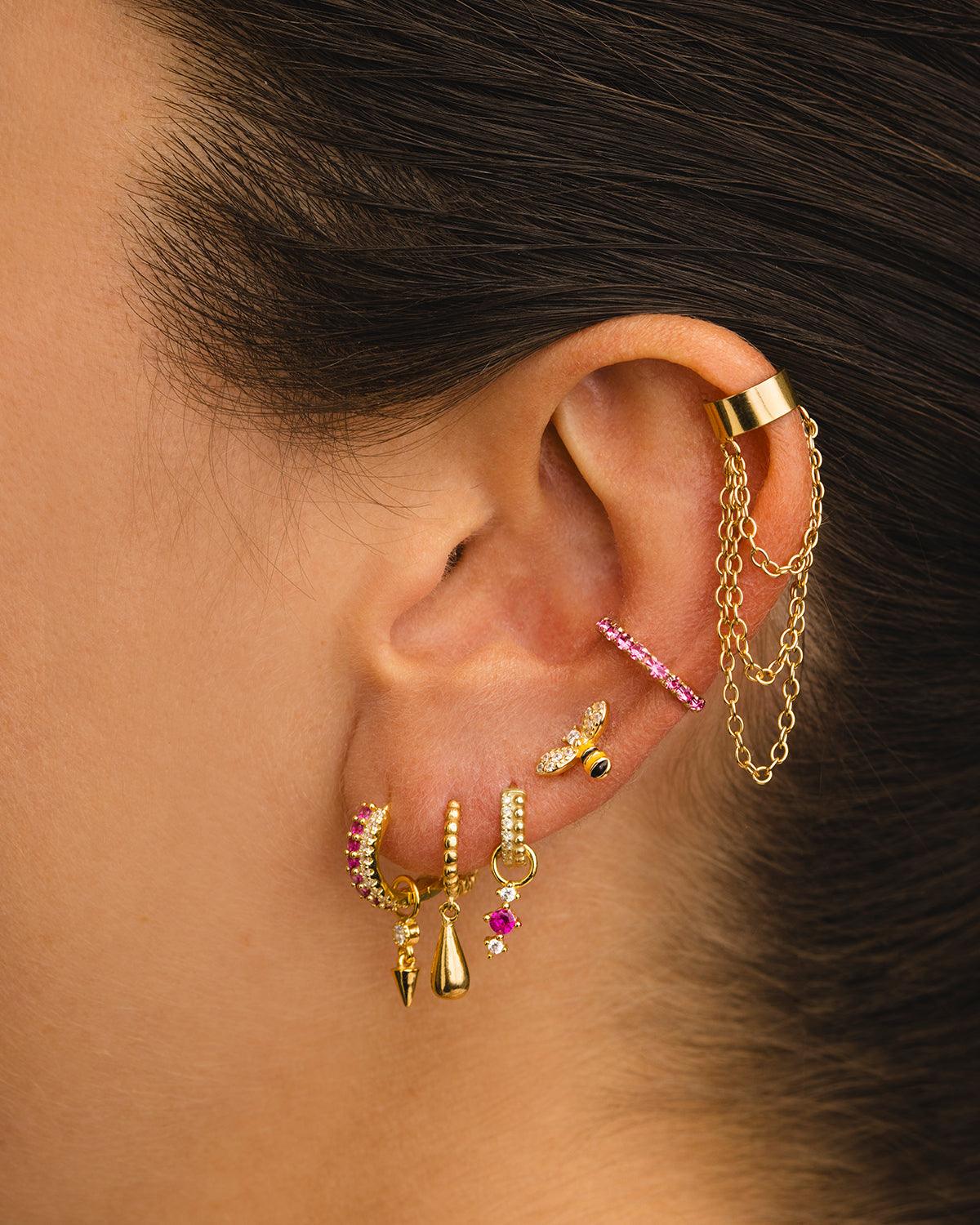 CHARM NORA PINK GOLD