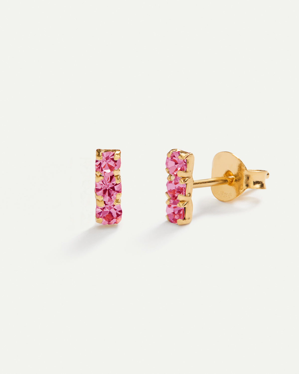 HORIZON PINK GOLD EARRINGS