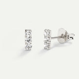 BOUCLES D'OREILLES HORIZON EN ARGENT