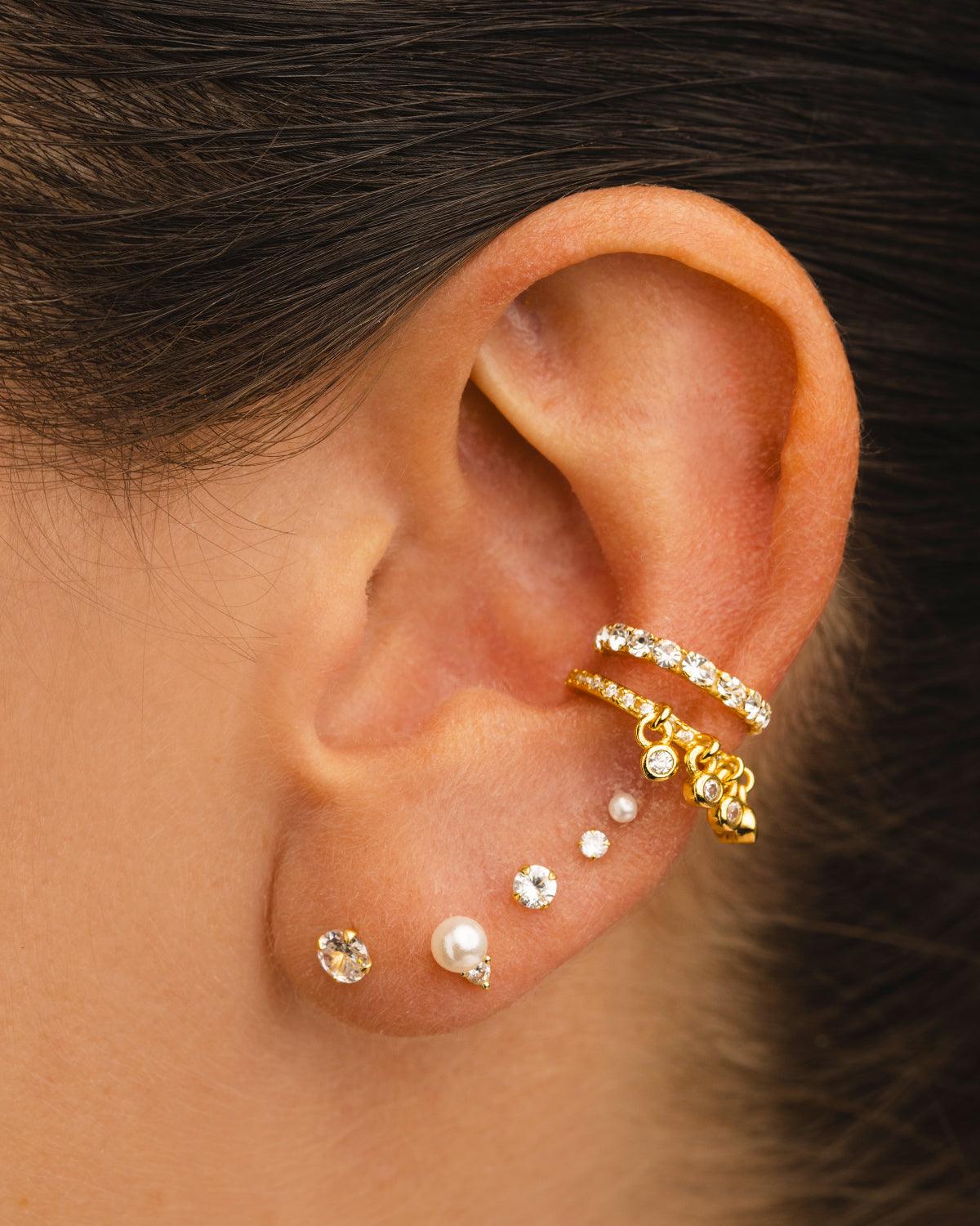 PENDIENTES PEARL MINI BRIGHT GOLD