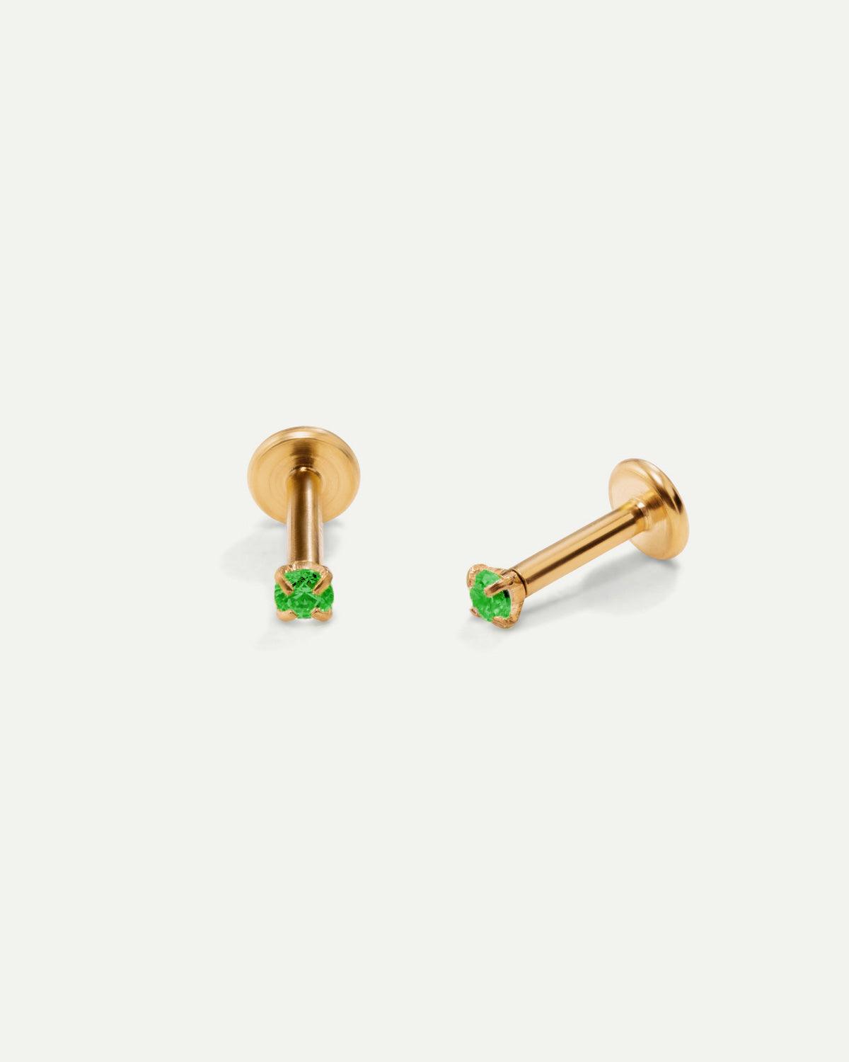PIERCING IDA MAXI GREEN GOLD