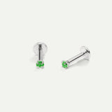 PIERCING IDA MAXI GREEN SILVER