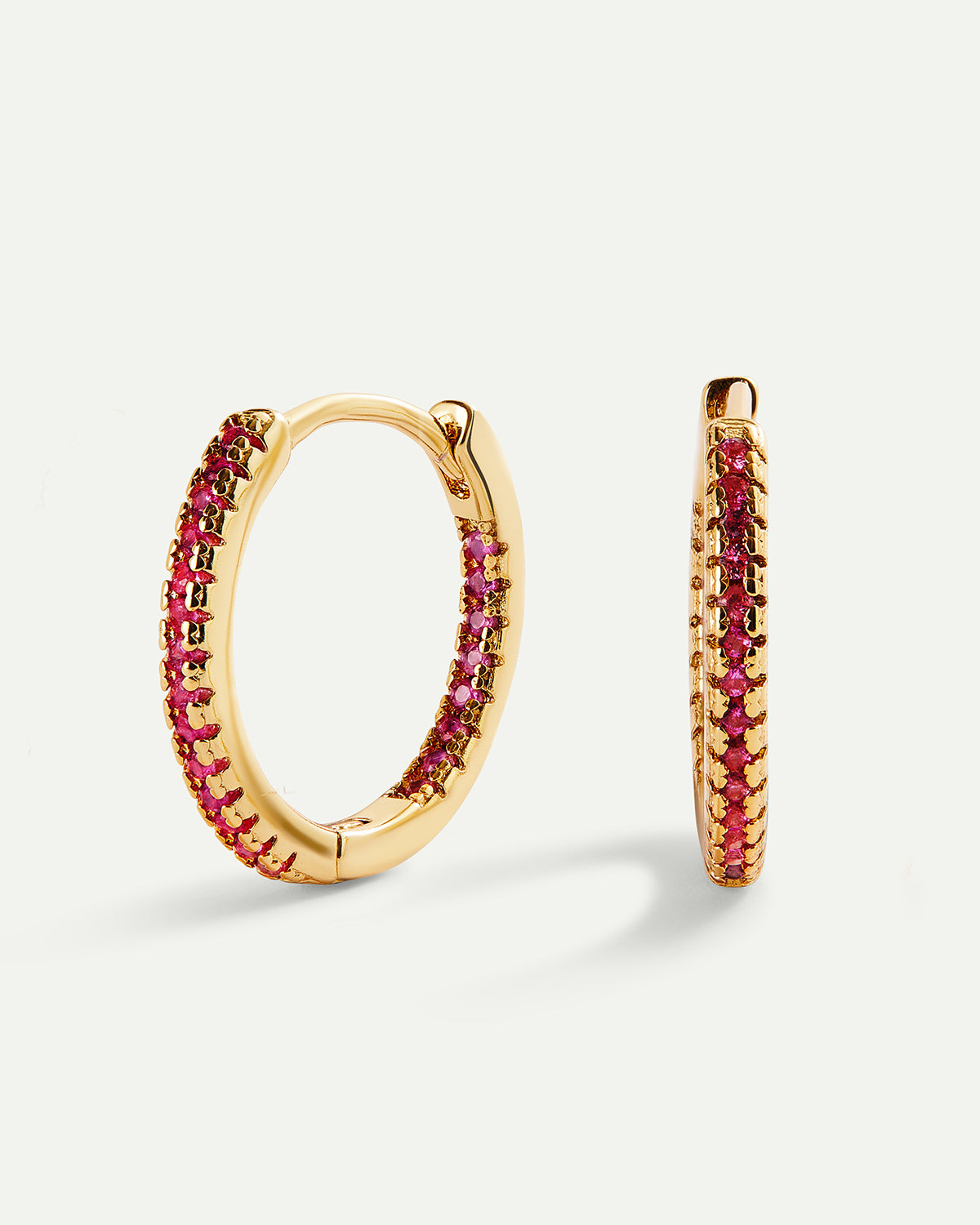 IRINA PINK GOLD EARRINGS