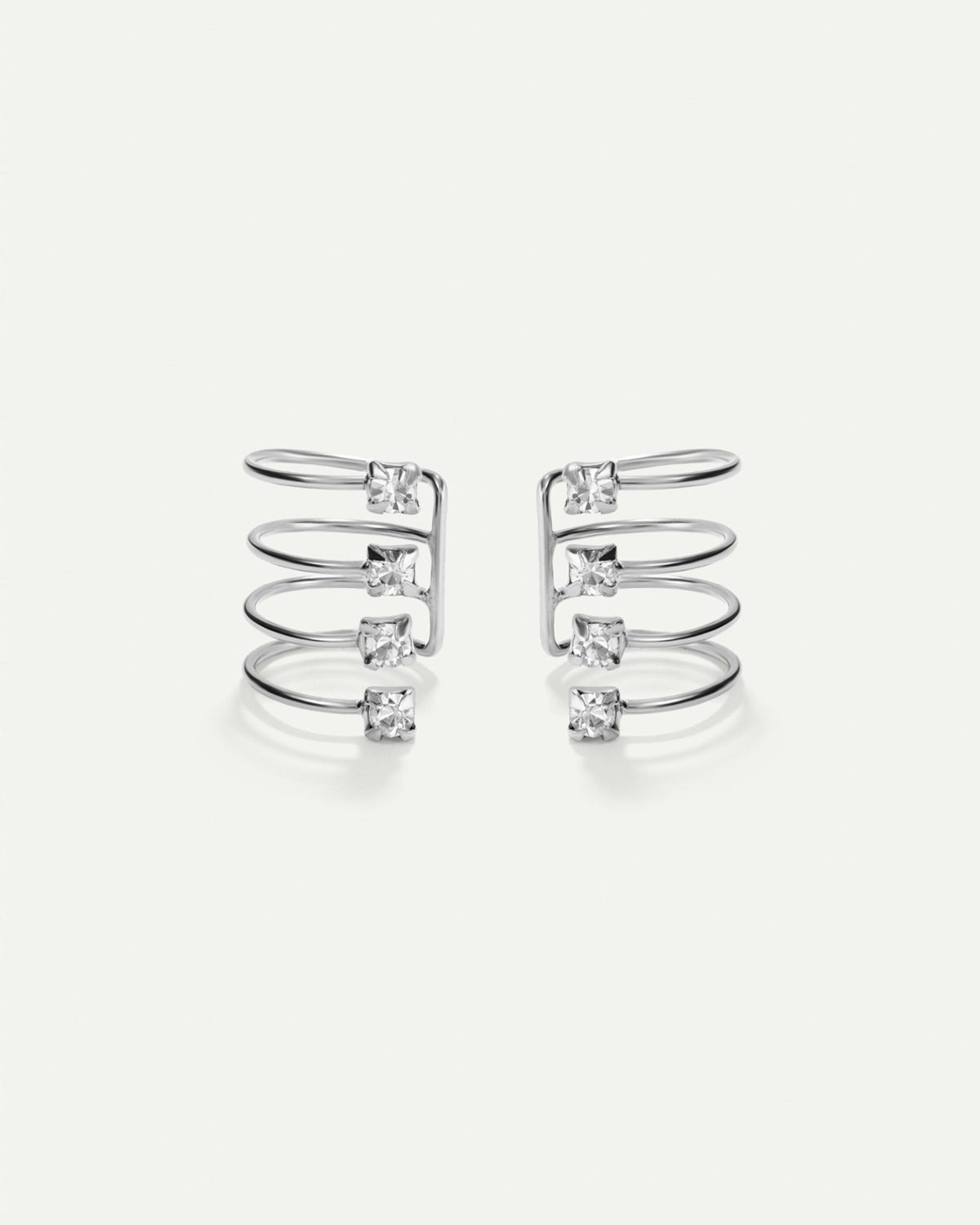 IXIA SILVER EARRINGS