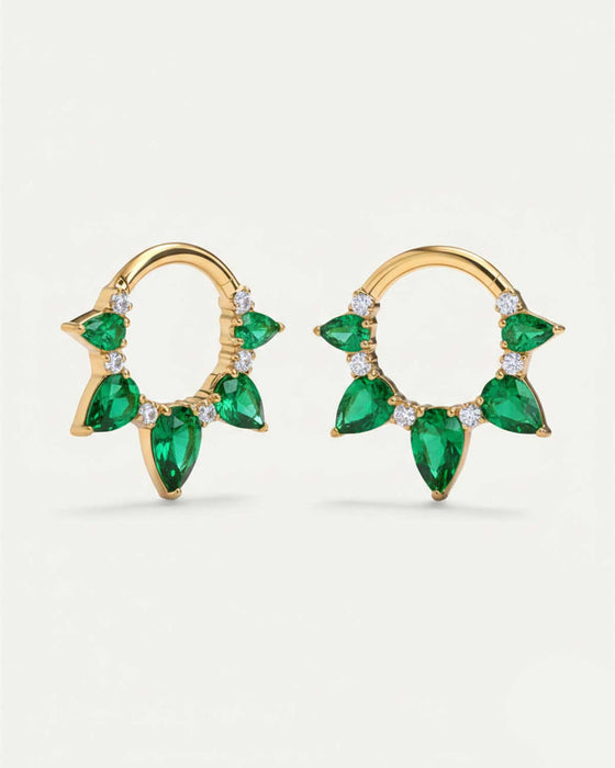 PIERCING KALA GREEN GOLD