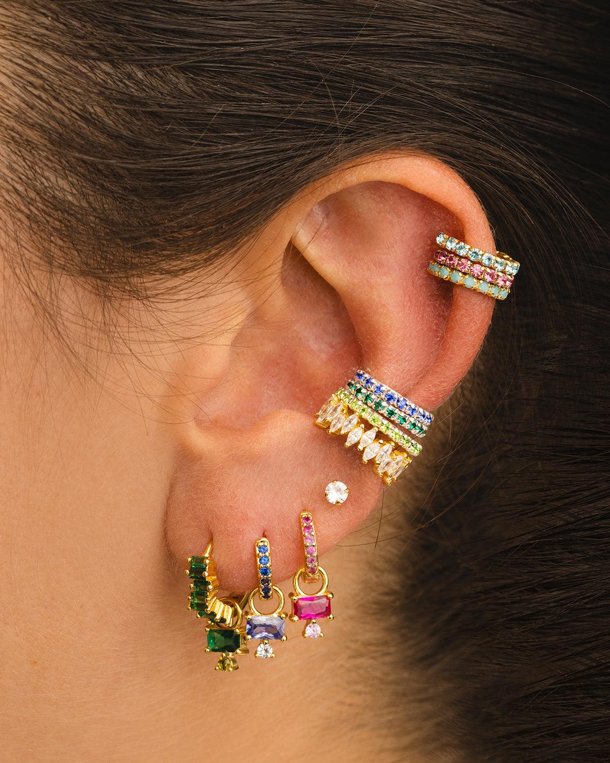 PENDIENTES ARLA MINI TURQUOISE GOLD
