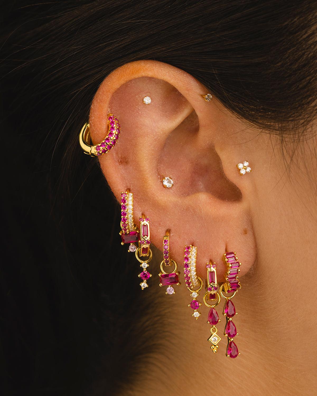 CHARM NORA PINK GOLD