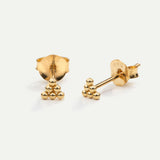 LIBRA MINI GOLD EARRINGS