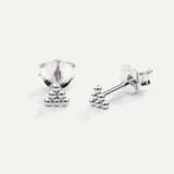 PENDIENTES LIBRA MINI SILVER