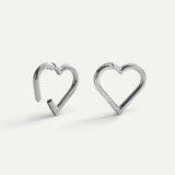 PIERCING LOOP HEART SILVER