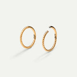 PIERCING LOOP M TWIST GOLD