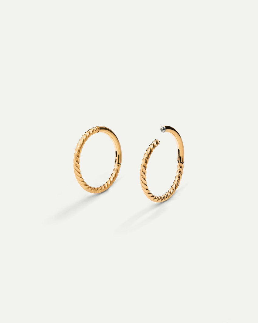 PIERCING LOOP S TWIST GOLD