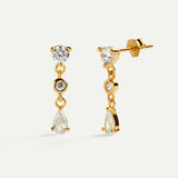 BOUCLES D'OREILLES GOUTTES LOREN EN OR