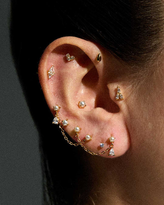 PENDIENTES VIRGO GOLD