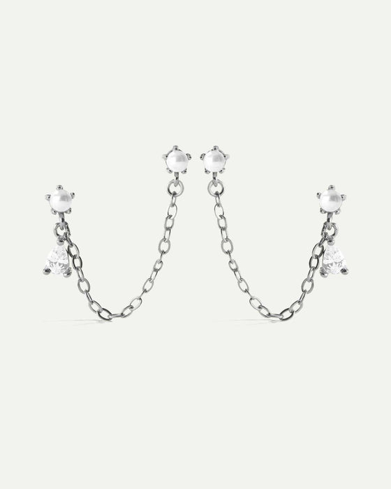 PENDIENTES LUNEA SILVER