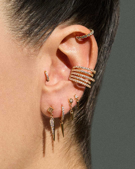 ARLA MINI SILVER EARRING