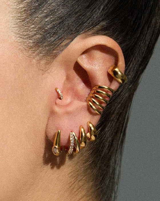 BOUCLES D'OREILLES LYS GOLD