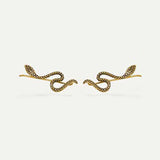 BOUCLES D'OREILLES MAMBA EN OR