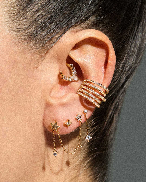 BOUCLES D'OREILLES TAO SILVER