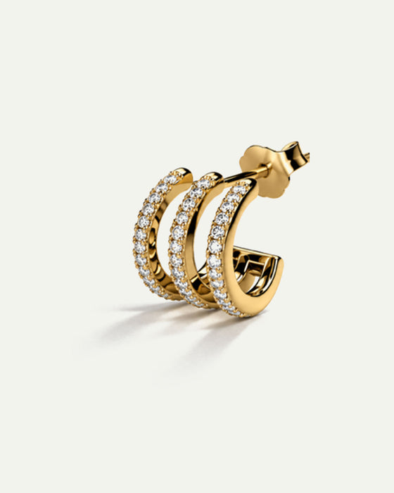BOUCLES D'OREILLES NAREL GOLD