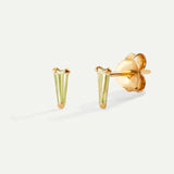 OLIVE GOLD NIB EARRINGS