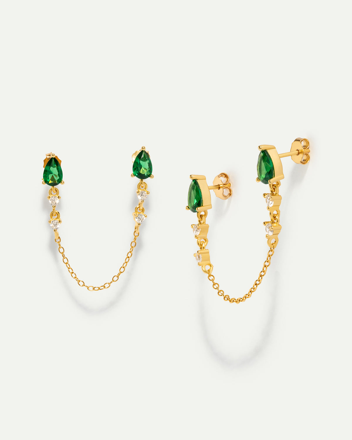 NORA CHAIN ​​GOLD EARRINGS